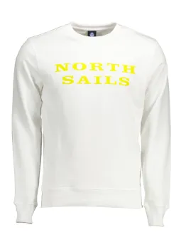 "North Sails Maritimes Langarm-Sweatshirt, Bianco"