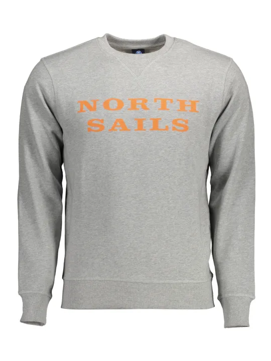 "North Sails Sweatshirts im Sale | North Sails Graues Langarm-Sweatshirt online kaufen"|Planet-Deluxe