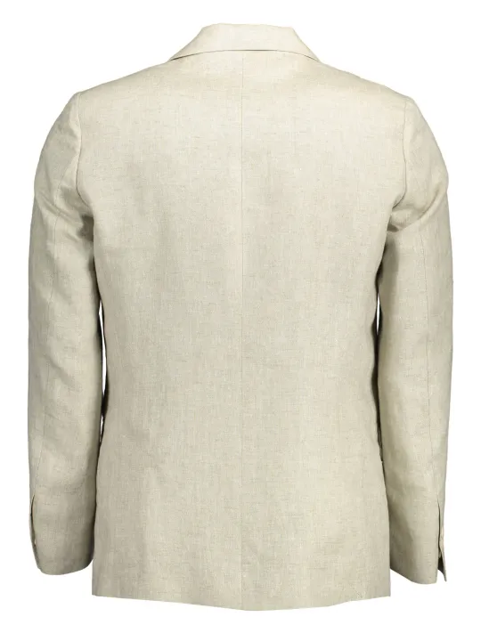 Beige GANT Leinenjacke Herren, Größe 48 - Stilvoll & Leicht