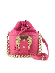 Rosa Versace Jeans Schultertasche Leder