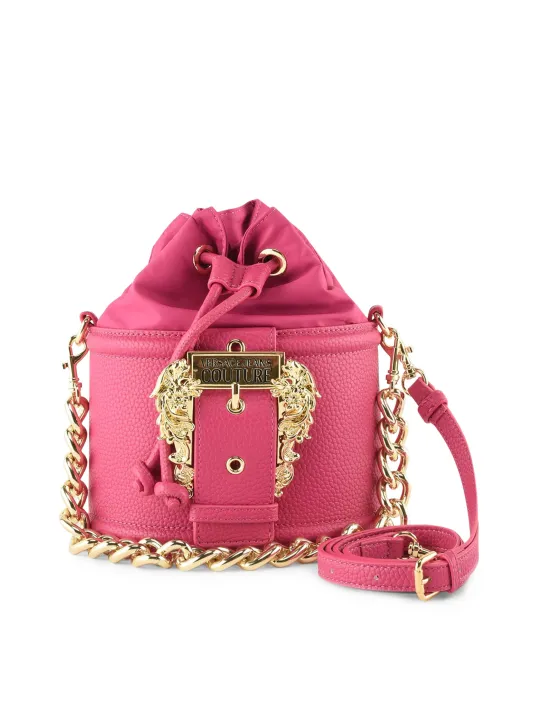 Rosa Versace Jeans Schultertasche Leder