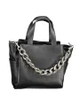 Exklusive Zeitlose BYBLOS Handtasche aus schwarzem Leder