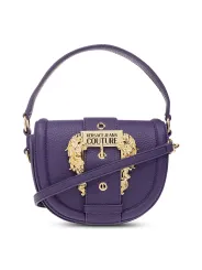 Violette Versace Jeans Umhängetasche mit Löwenkopf
