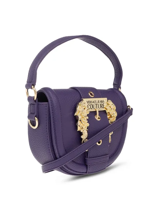 Violette Versace Jeans Umhängetasche mit Medusa