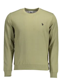 "Trendiger Grüner U.S. POLO Sweater mit Stickerei"