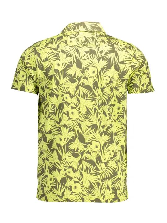 "GANT Poloshirt Limettengrün mit Blattmuster - Stilvoll & Frisch"
