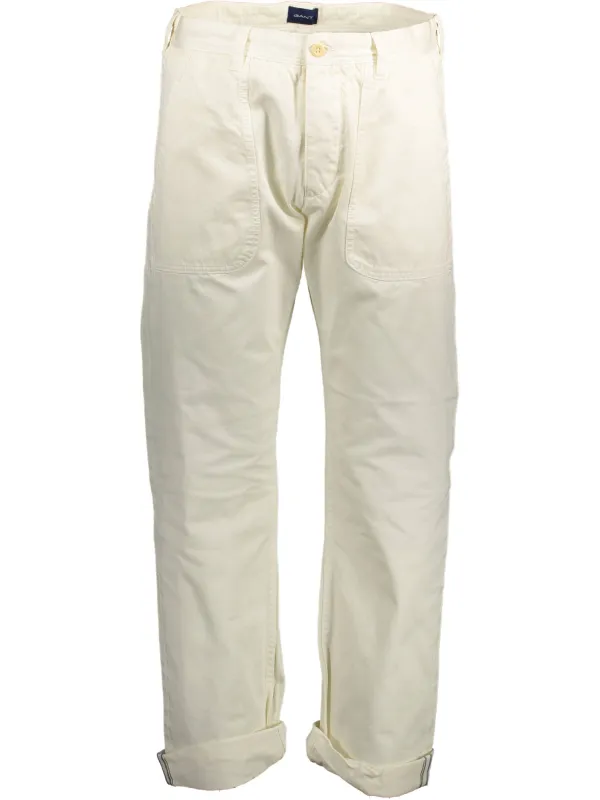 "GANT Hosen im Sale | "Elegante Bio-Baumwollhose GANT BIANCO" online kaufen"|Planet-Deluxe