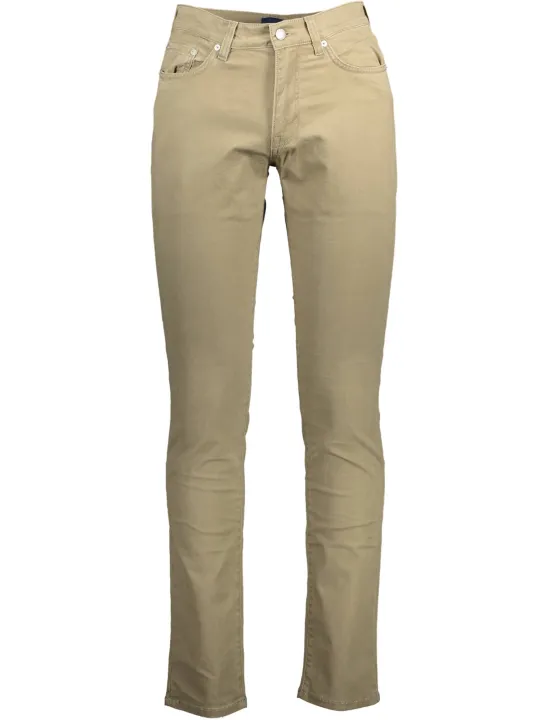 GANT Bio-Baumwollhose Beige | Nachhaltige Eleganz
