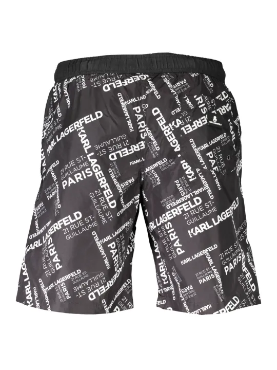 "Karl Lagerfeld Beachwear Badehosen im Sale | Karl Lagerfeld Beachwear KL20MBL01_NERO_BLACK online kaufen"|Planet-Deluxe