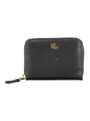 RALPH LAUREN: Elegante Schwarze Leder Geldbörse