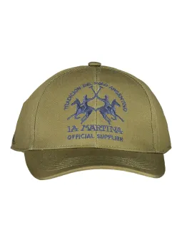 "La Martina Polo Style Kappe Olivgrün – Eleganz & Komfort"