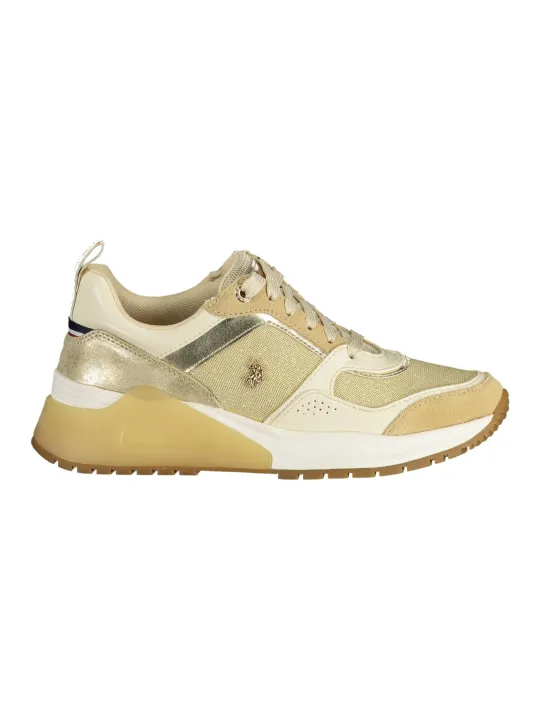 "U.s. Polo Assn. Startseite im Sale | US-POLO ASSN. SPORTSCHUHE FRAU GOLD online kaufen"|Planet-Deluxe