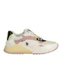"Weiß-Pinke U.S. Polo Assn. Sneaker – Stilvoll & Sportlich"