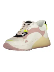 "Weiß-Pinke U.S. Polo Assn. Sneaker – Stilvoll & Sportlich"