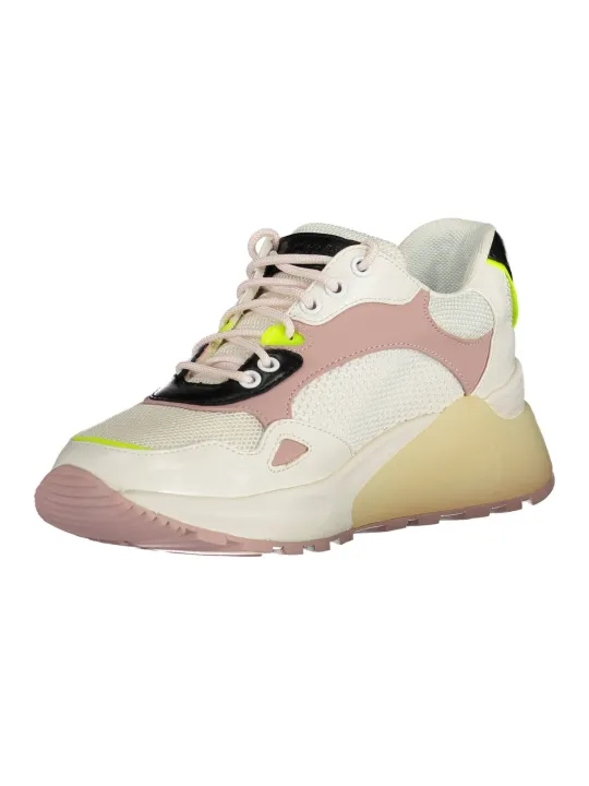 "Weiß-Pinke U.S. Polo Assn. Sneaker – Stilvoll & Sportlich"