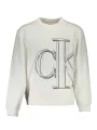 "Calvin Klein Sweatshirts im Sale | Calvin Klein Classic Weiß Sweatshirt mit CK Logo online kaufen"|Planet-Deluxe