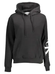 "Calvin Klein Sweatshirts im Sale | Calvin Klein Schwarzer Kapuzenpullover Eleganz  online kaufen"|Planet-Deluxe