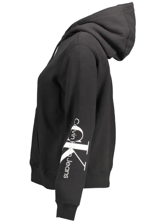 "Calvin Klein Sweatshirts im Sale | Calvin Klein Schwarzer Kapuzenpullover Eleganz  online kaufen"|Planet-Deluxe