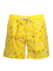 "Karl Lagerfeld Beachwear Badehosen im Sale | Karl Lagerfeld Beachwear Gelbe Florale Badehose online kaufen"|Planet-Deluxe
