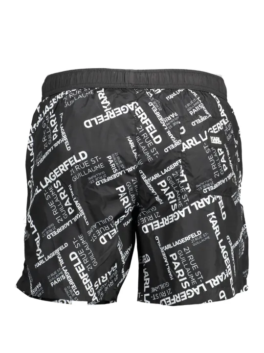 "Karl Lagerfeld Beachwear Badehosen im Sale | Karl Lagerfeld Beachwear Stilvolle Schwarz Badehose online kaufen"|Planet-Deluxe