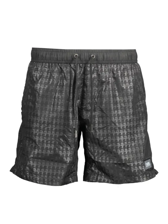 "Karl Lagerfeld Beachwear Badehosen im Sale | Karl Lagerfeld Badeshorts KL22MBM12 Nero online kaufen"|Planet-Deluxe