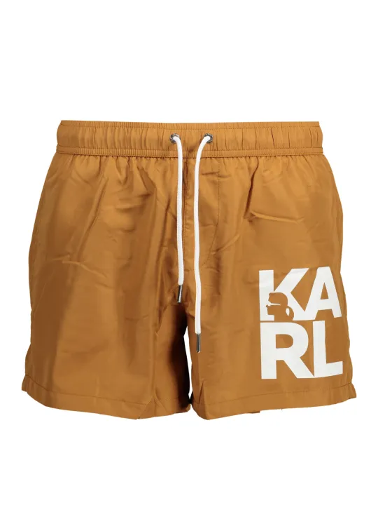 "Karl Lagerfeld Beachwear Startseite im Sale | KARL LAGERFELD BEACHWEAR BADEANZUGTEILE UNTER HERREN BRAUN online kaufen"|Planet-Deluxe