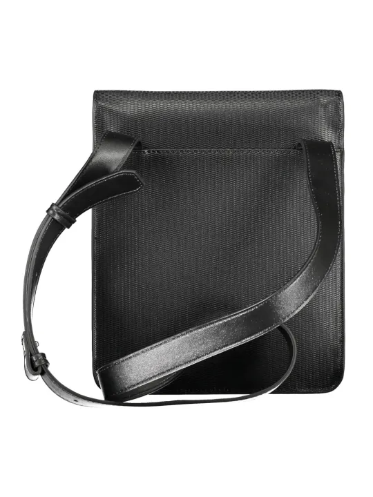 "Calvin Klein Messenger Bags im Sale | Calvin Klein Elegante Messenger Bag Schwarz Leder Nachhaltig online kaufen"|Planet-Deluxe