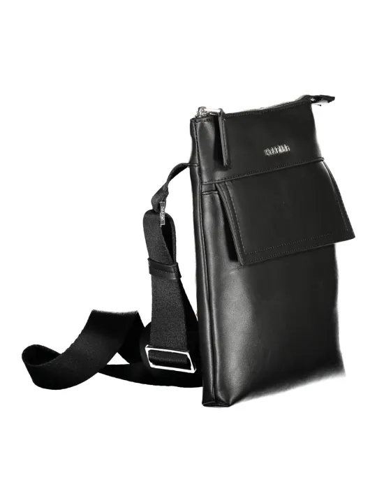 "Calvin Klein Messenger Bags im Sale | Calvin Klein Recycled Black Messenger Bag online kaufen"|Planet-Deluxe