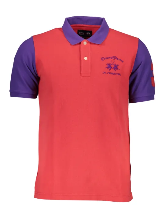 "LA MARTINA Poloshirts im Sale | La Martina Klassik Polo Rot online kaufen"|Planet-Deluxe
