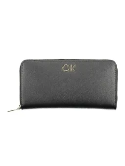 Calvin Klein Elegante Schwarze Geldbörse mit Logo
