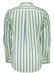 GANT Herrenhemd Gelb-Weiß-Blau, Bio-Baumwolle, Stilvoll
