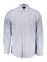 GANT Bio-Baumwollhemd Blau Regular Fit - Nachhaltig & Stilvoll
