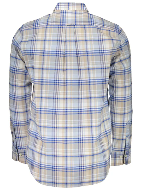 GANT Hemd Azurblau Bio-Baumwolle Regular Fit