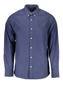 GANT Klassik Hemd Blau aus Bio-Baumwolle