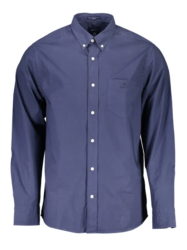 GANT Klassik Hemd Blau aus Bio-Baumwolle GANT Klassik Hemd Blau aus Bio-Baumwolle