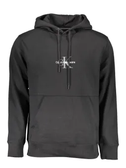 "Calvin Klein: Eleganter Schwarzer Kapuzenpullover"