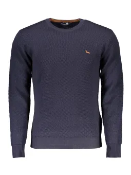 "Harmont Blaine Klassischer Blauer Pullover – Elegant & Zeitlos"