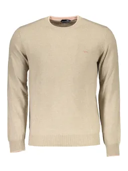 Eleganter Harmont Blaine Beigepullover aus Wollmix