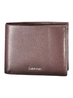 Calvin Klein Leder Geldbörse Braun mit RFID Schutz