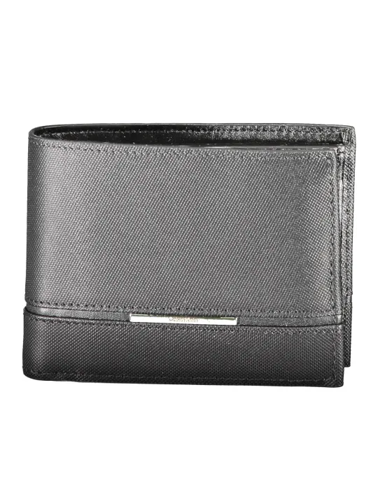 "Calvin Klein Brieftaschen im Sale | Calvin Klein Herren Leder Geldbörse Schwarz RFID Schutz online kaufen"|Planet-Deluxe