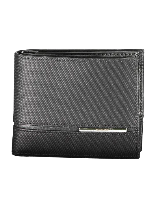 "Calvin Klein Brieftaschen im Sale | Calvin Klein Elegante Leder-Geldbörse Schwarz online kaufen"|Planet-Deluxe