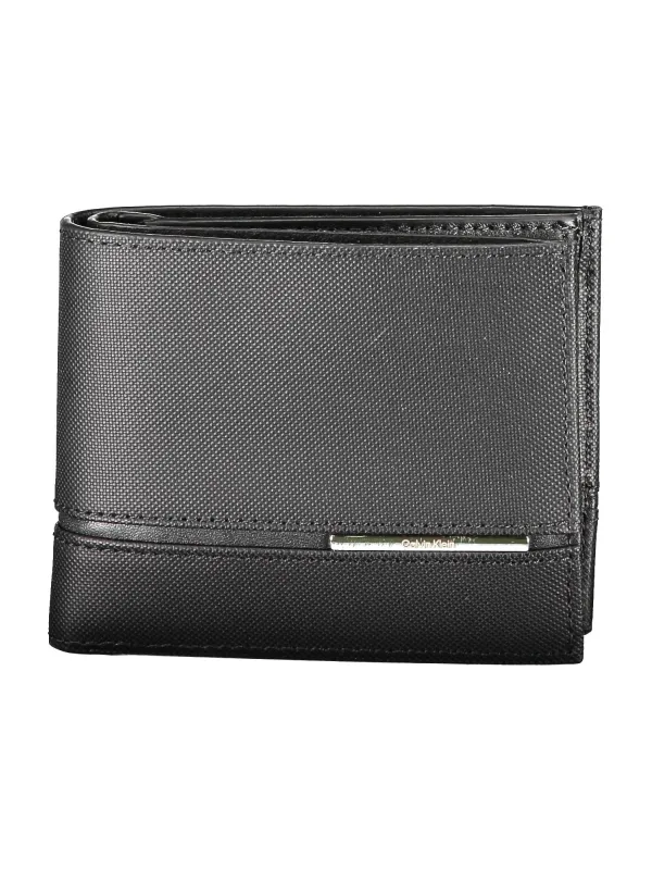 "Calvin Klein Brieftaschen im Sale | Calvin Klein Elegante Leder-Geldbörse Schwarz online kaufen"|Planet-Deluxe