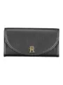 Tommy Hilfiger Elegante Schwarze Ledergeldbörse mit Logo