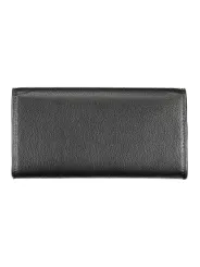 Tommy Hilfiger Elegante Schwarze Ledergeldbörse mit Logo