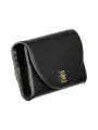 Tommy Hilfiger Elegante Schwarze Ledergeldbörse mit Logo