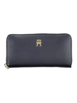 "Tommy Hilfiger Leder-Geldbörse – Stilvoll mit Gold-Details"