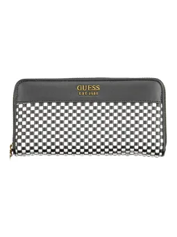Elegante GUESS Schwarz-Weiß Geldbörse WB787046
