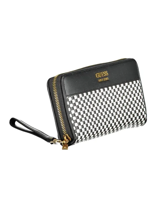 Elegante GUESS Schwarz-Weiß Geldbörse WB787046
