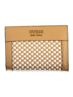GUESS Leder Geldbörse Caramel Braun Multi - Stil & Funktion