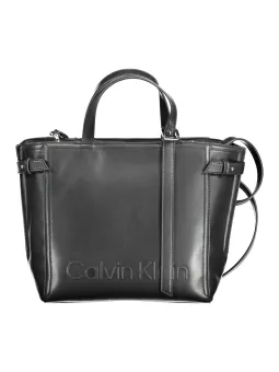 Calvin Klein Elegante Handtasche Nero Recycled - Einzelstück
